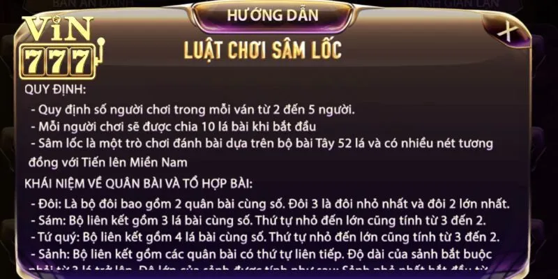 Luật Chơi Sâm Lốc - Hướng Dẫn Chi Tiết Cho Tân Binh Từ A - Z